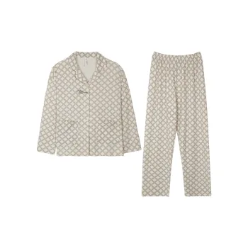 WOLFSFUL Pajama Set Women's Cream Yellow