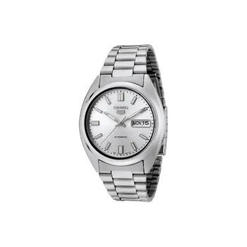 SEIKO Automatic Mechanical Movement Stainless Steel Strap Watch Men's Watches Silver Dial