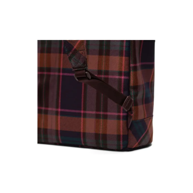 Herschel Polyester Backpacks Regular Unisex Plaid Rosewood-4