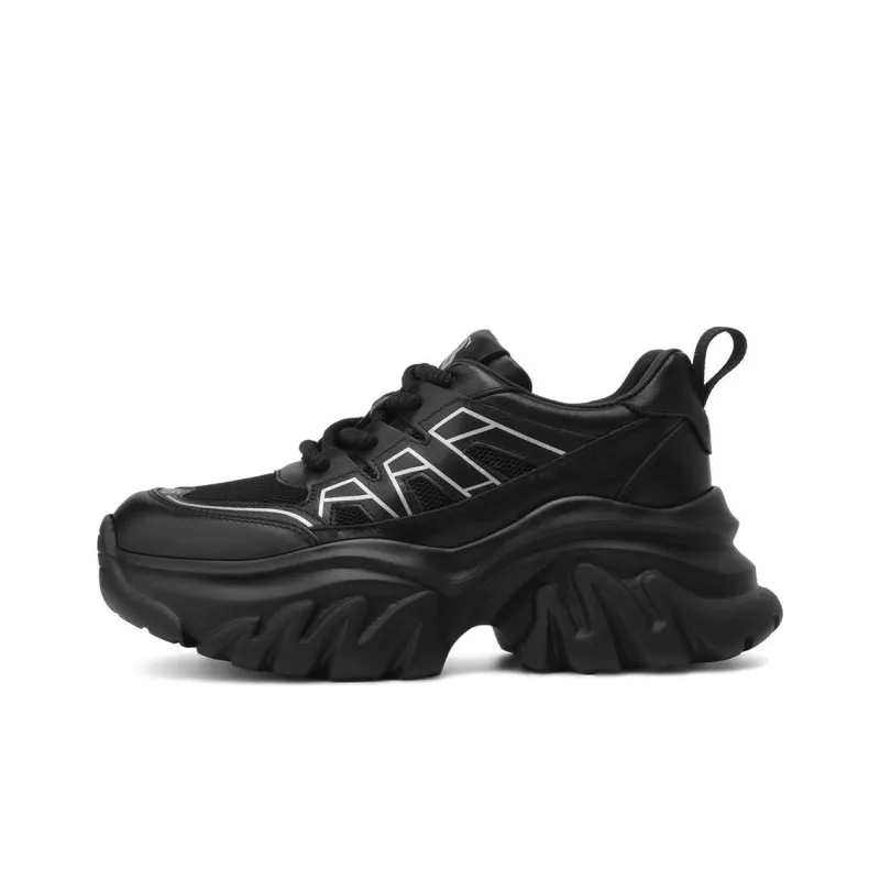 Rosa Bianca Breathable Lightweight Height Increasing Low-Top Chunky Sneakers Women's-0