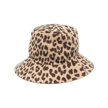 PAROSH Bucket Hats Women's Leopard Print
