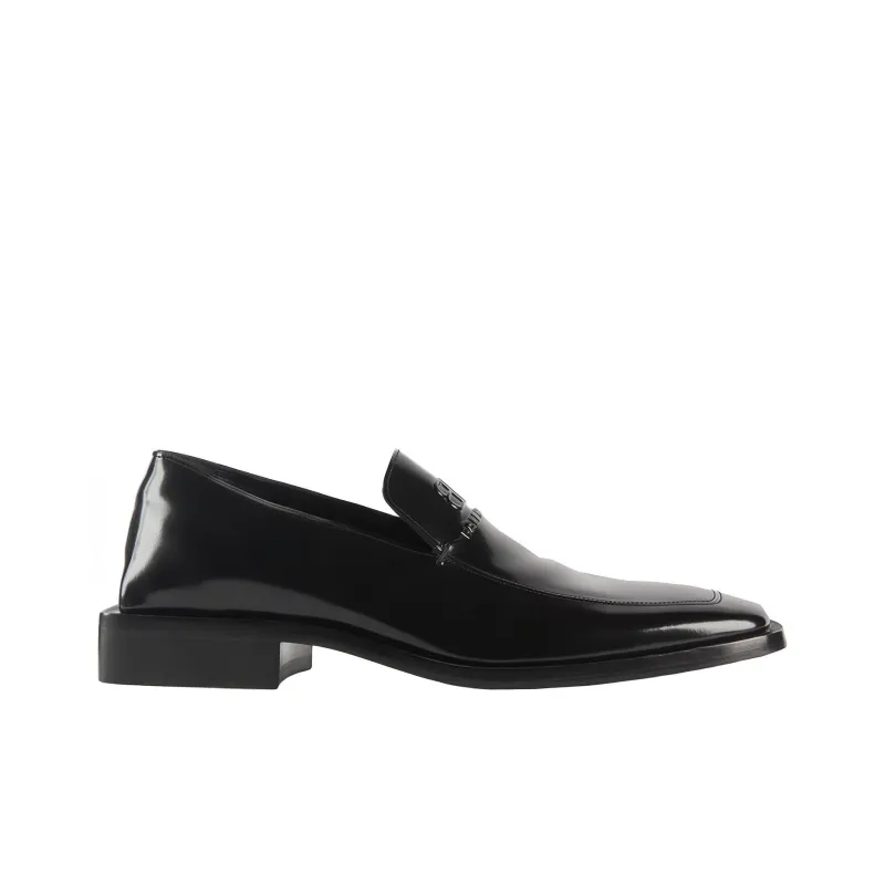 Balenciaga Coin Rim 20mm Loafers Black Leather-1