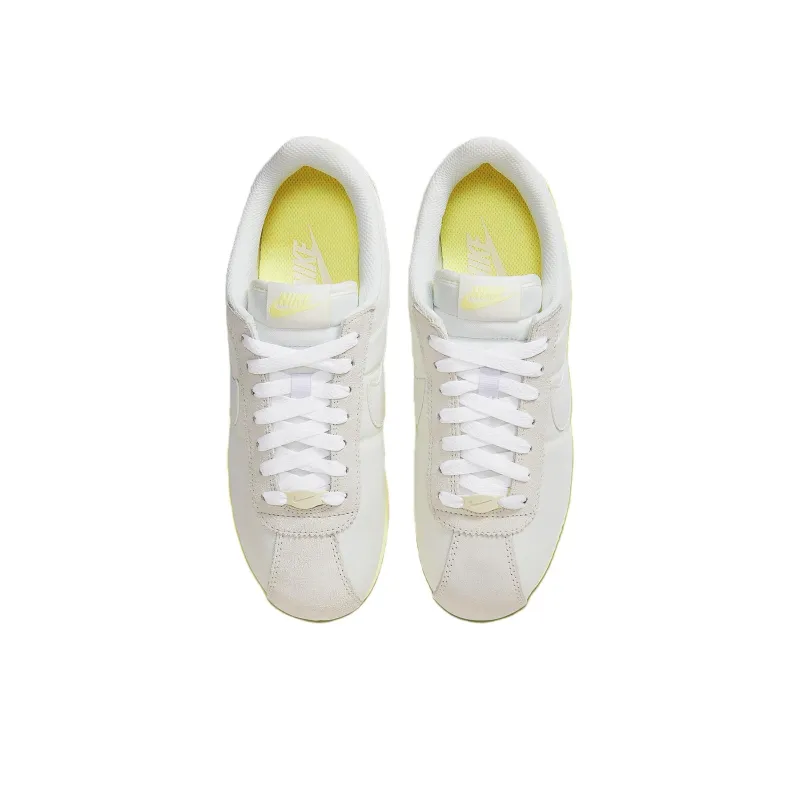 Nike Cortez White/Pale Yellow Women's-3