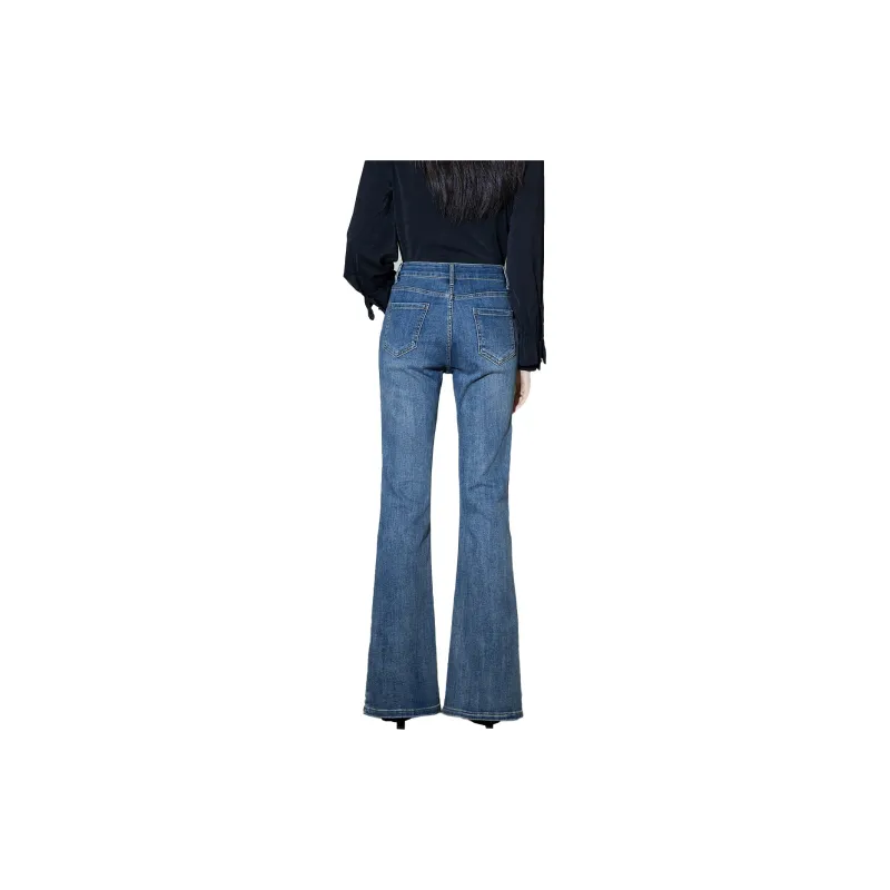 SMEN Jeans Women's Denim Blue-1
