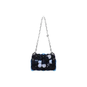 Paco Rabanne PVC One Shoulder Handbags Women's Blue