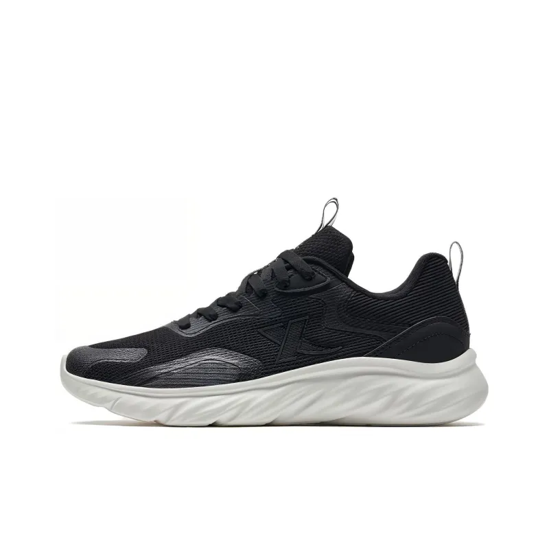 XTEP Cushioning Anti-Slip And Wear-Resistant Low-Top Running Shoes Men's Black Gray-0