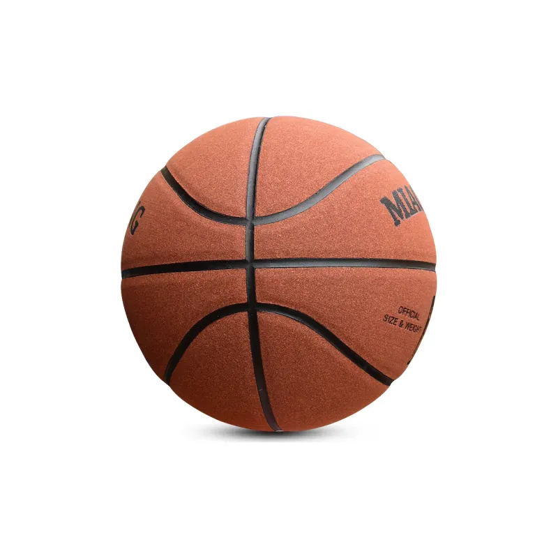 MIAOZUNG Microfiber Leather Basketball Caramel Size 7 Training Match Unisex-3