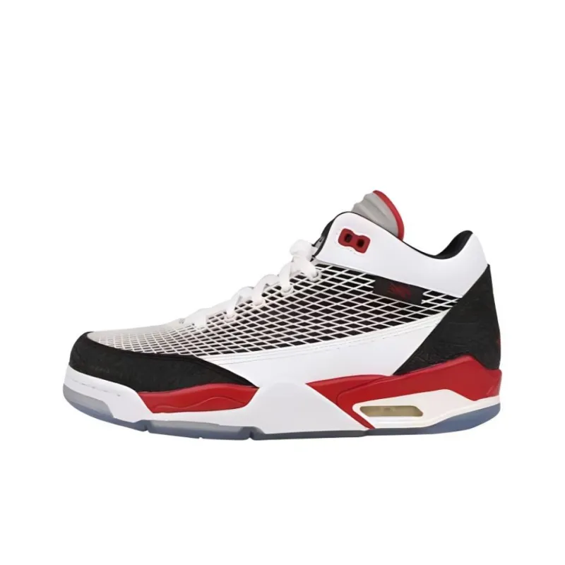 Jordan Flight Club 80s White Black Red-0