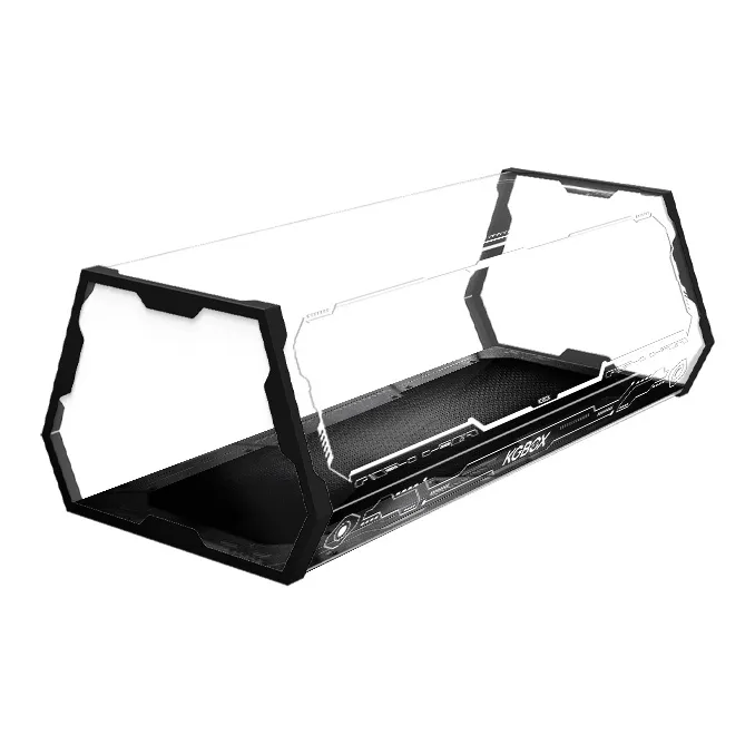 KGBOX Building Block Technic 42171 Mercedes F1 Formula Racing Figure Acrylic Display Case Model Accessories-1