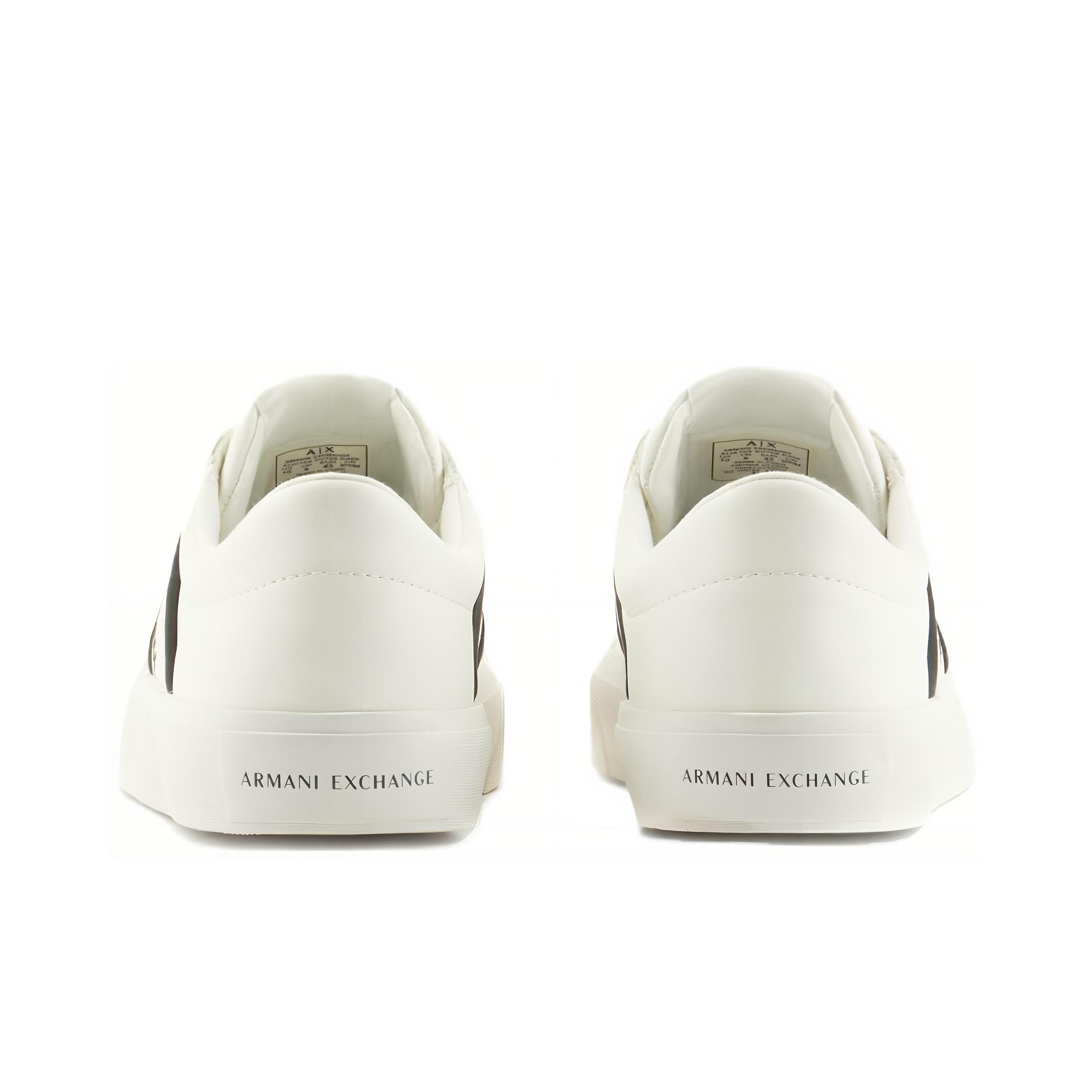 ARMANI EXCHANGE Logo-print Lace-up Sneakers - POIZON