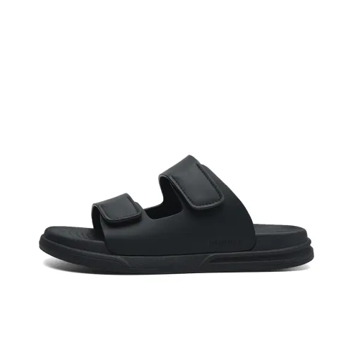 HLA Slide Slippers 3.5cm Men's Black