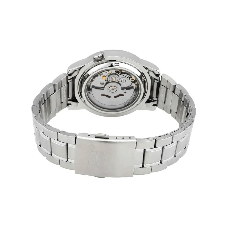 SEIKO Automatic Mechanical Movement Stainless Steel Strap Watch Men's Watches Blue Dial-4