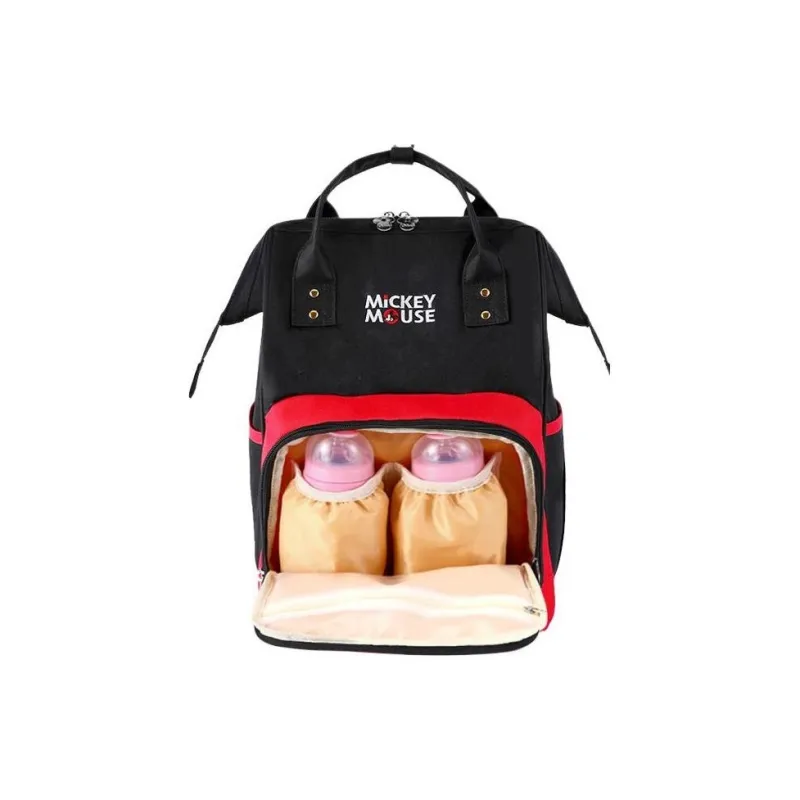 Disney Polyester Backpack Regular Unisex Red Black-3