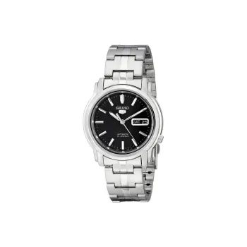 SEIKO Automatic Mechanical Movement Stainless Steel Strap Watch 37mm Men's Watch Black Dial