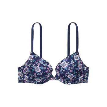 VICTORIA'S SECRET Bra Women's Navy Floral