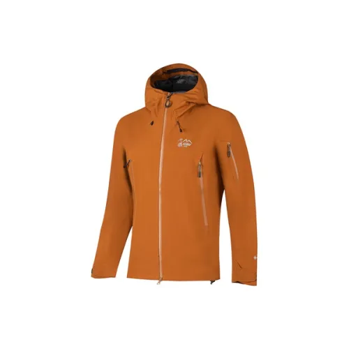 OZARK GEAR Windbreaker Jackets Unisex Brown