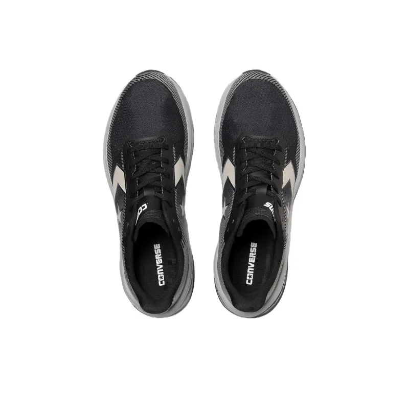 Converse Cons Rundual Anti Slip Wear Resistant Low Top Running Shoes Unisex Gray Black Japan Version-3