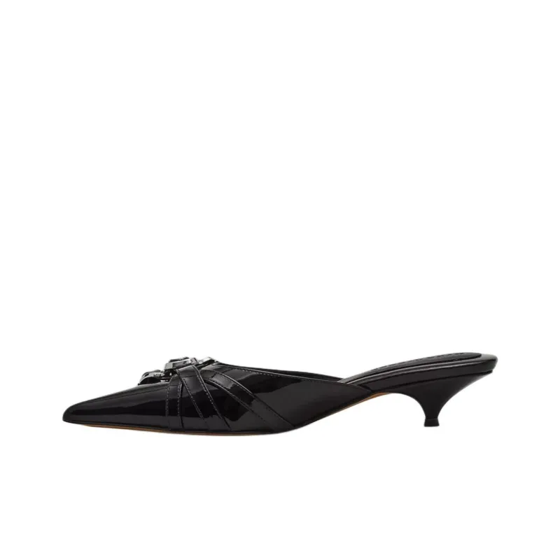 MARC JACOBS The Emma Kitten-heel Mules-0