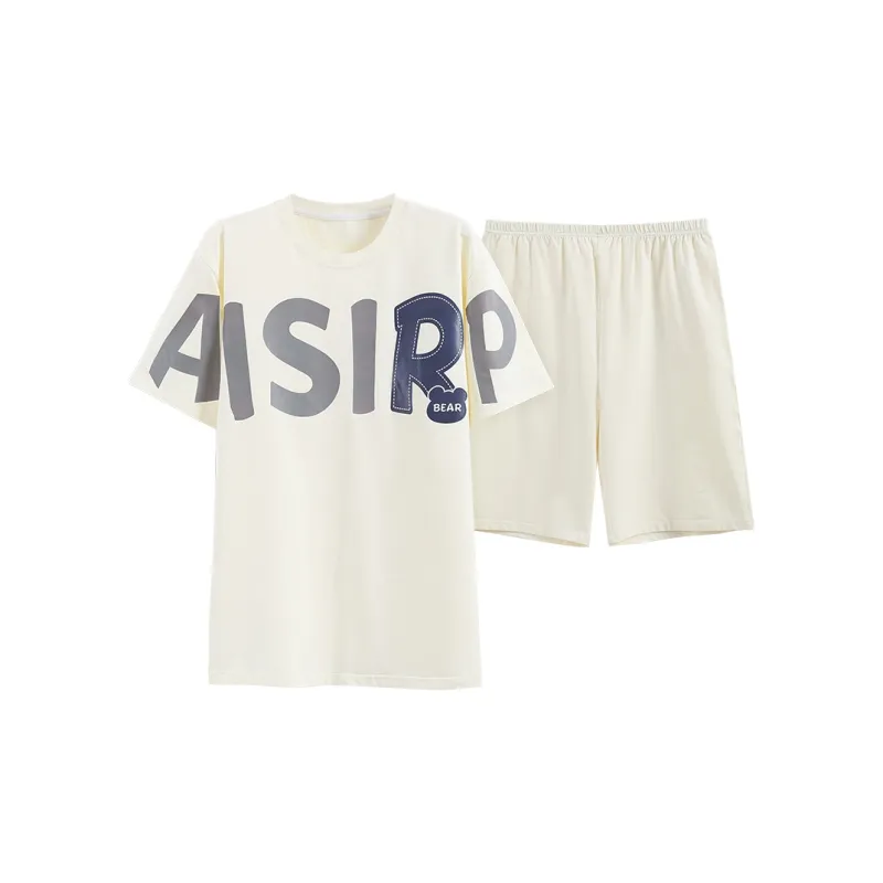 Song Qianya Pajama Set Men's Apricot-0