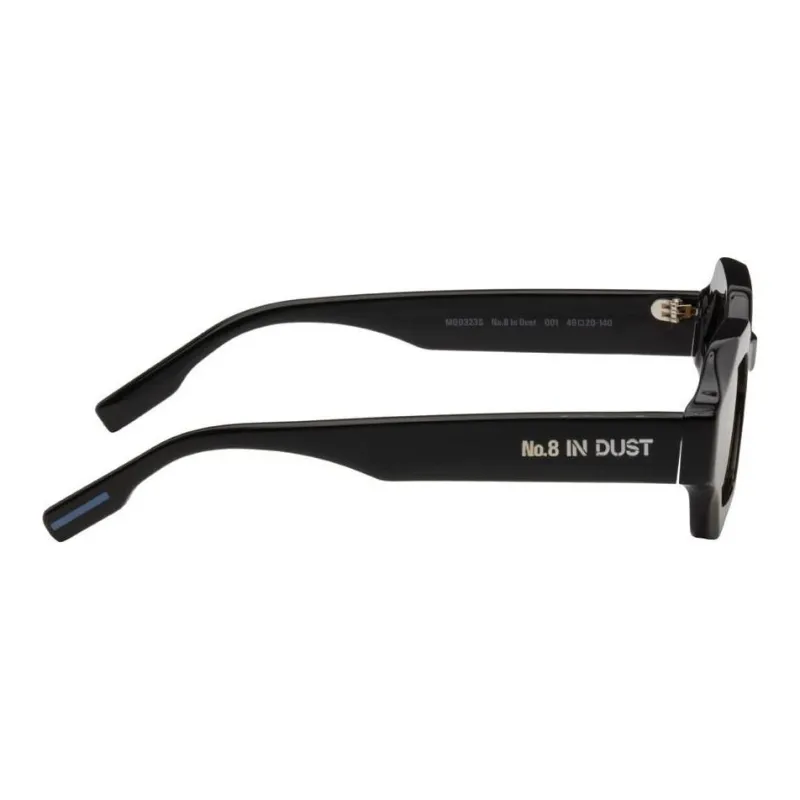 McQ Alexander McQueen Acetate Irregular Shape Sunglasses Men's Black-2