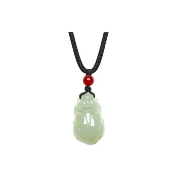 GOLDFISH ALLEY Pendants Pale Greenish White Jade Unisex