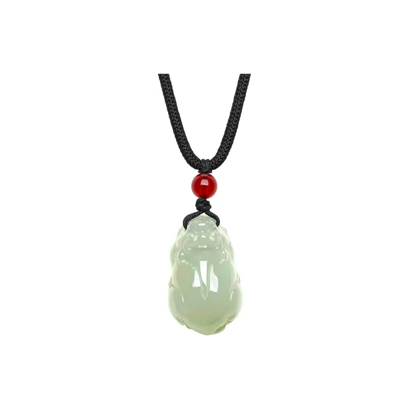 GOLDFISH ALLEY Pendants Pale Greenish White Jade Unisex-0
