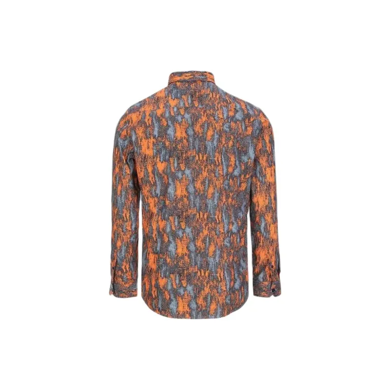 BRAUN BUFFEL Shirt Men's Orange-1
