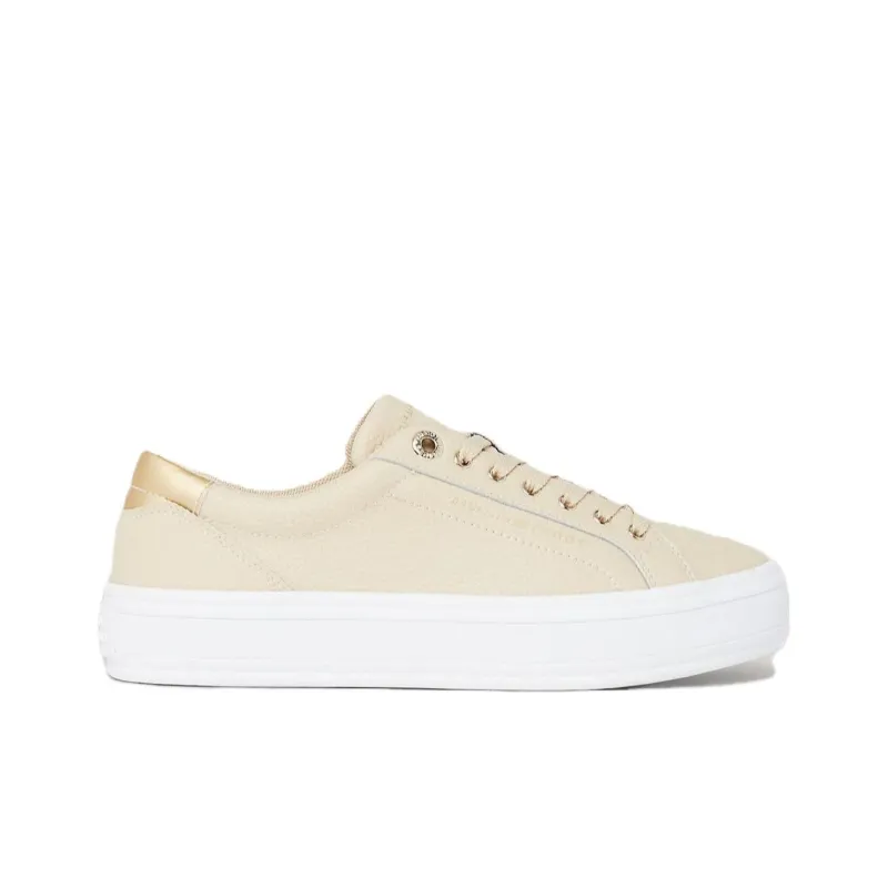 Tommy Hilfiger Low-Top Skateboard Shoes Women's Khaki-1