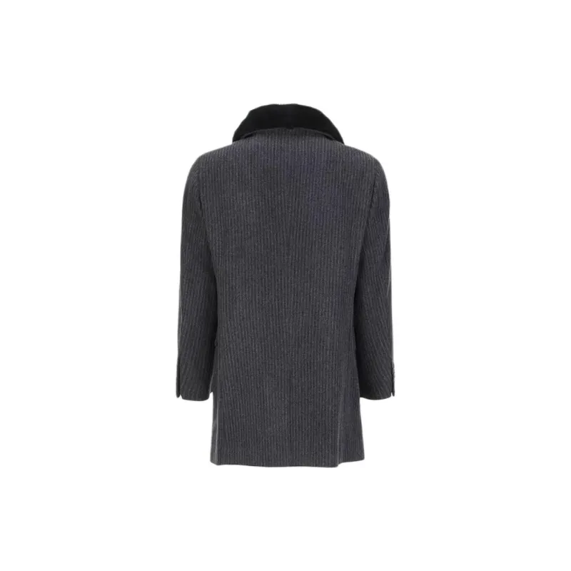 BRAUN BUFFEL Coats Men's Dark Gray-1
