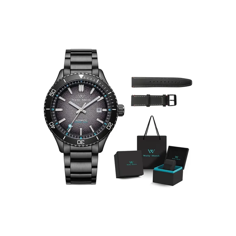 Welly Merck OCEAN Ocean Collection Automatic Mechanical Movement Men's Watches Chinese Watches Green Dial-3