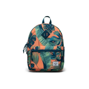 Herschel Recycled Material Backpack Unisex Orange Palm Leaf