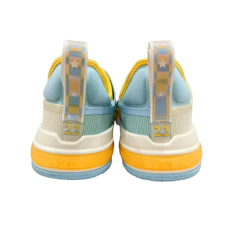 PEAK Wiggins AW1 Cushioning Anti Slip And Wear Resistant Coverage Support Low Top Basketball Shoes Men's White Blue-2