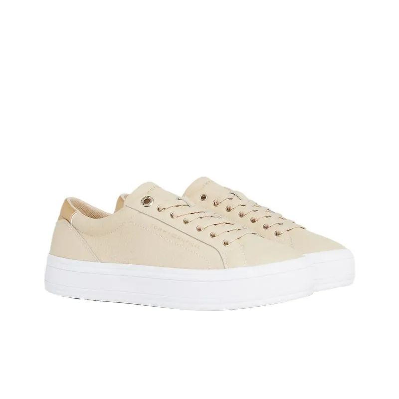 Tommy Hilfiger Low-Top Skateboard Shoes Women's Khaki-2