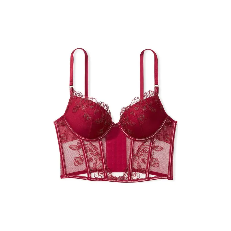 Victoria's Secret Bra Women's Berry Red-0