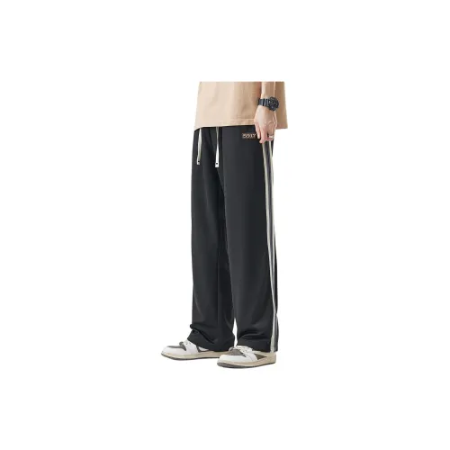 Tonlion Casual Pants Men Black