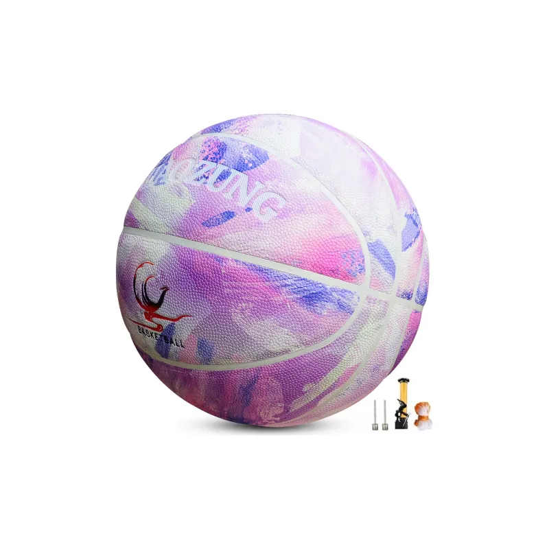 MIAOZUNG PU Basketball Pink Purple Size 7 Training-1