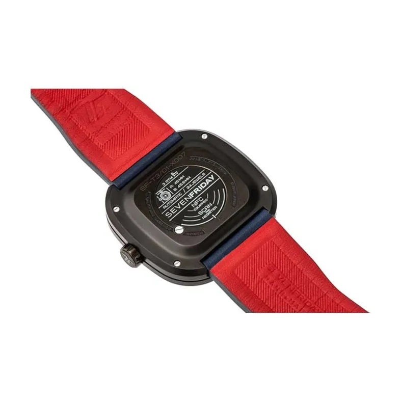 SEVENFRIDAY Automatic Mechanical Movement Unisex Watch Blue Dial-3