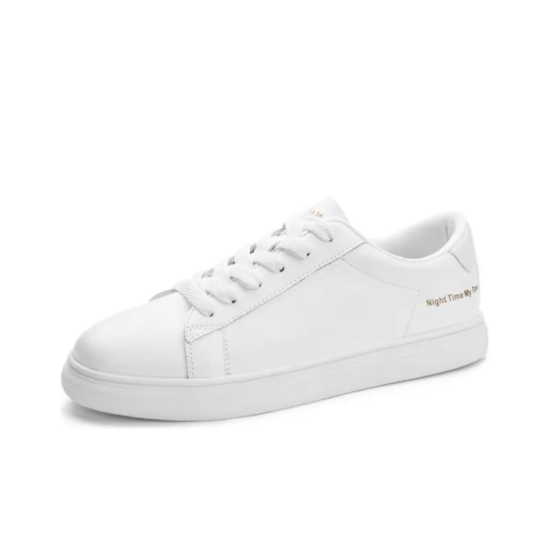 AGSDON Stylish Skateboarding Shoes Women's White-1