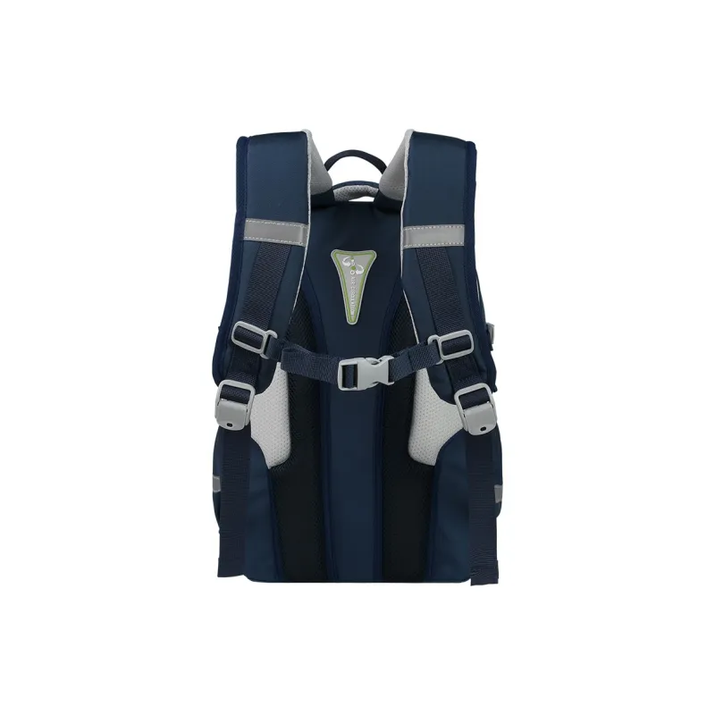 YOME Polyester Backpack Regular Men's Black/Navy Blue-9