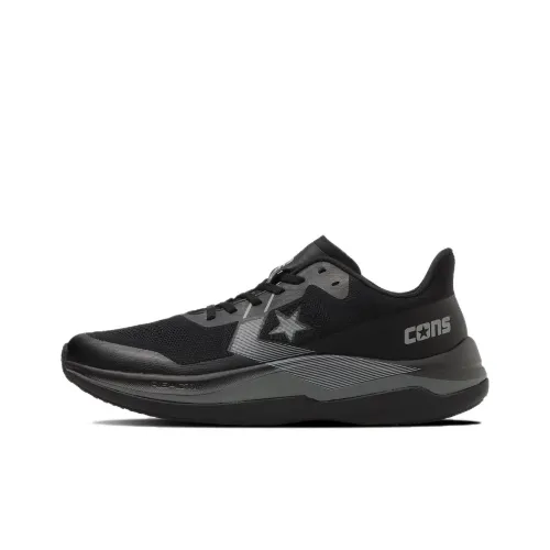 Converse Running Shoes Unisex Low-Top Black/Gray