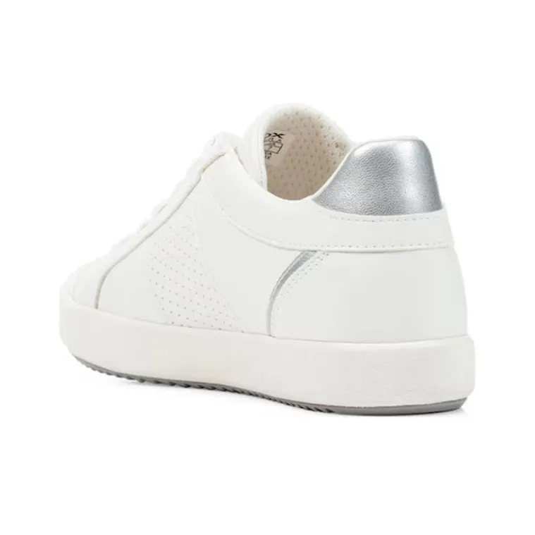 GEOX Low Top Skateboard Shoes Women's White-4
