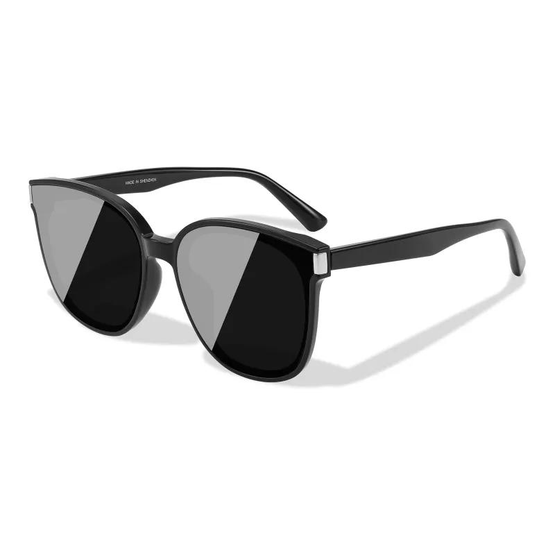 SUYAN TR/Memory Plastic Round Sunglasses Unisex-0