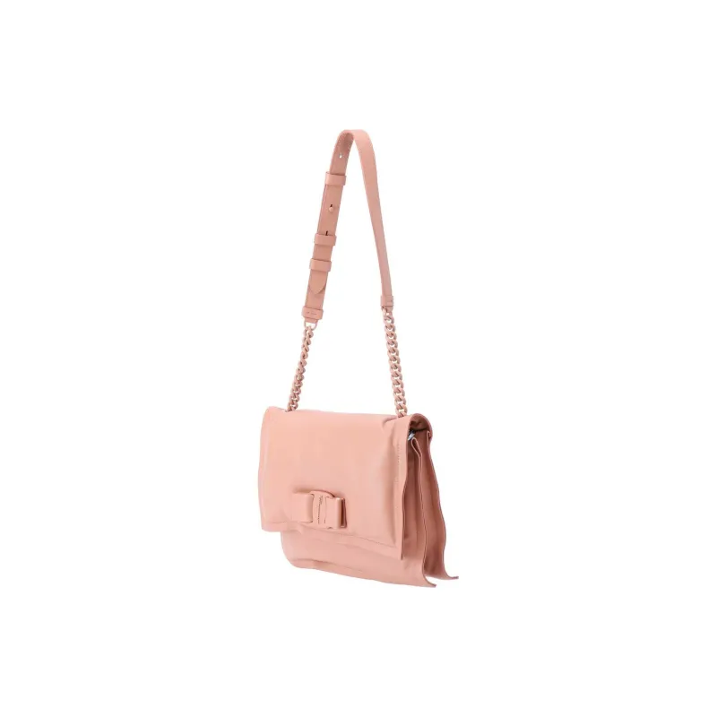 FERRAGAMO Viva Cow Leather Pillow Bag, Crossbody Bag, Shoulder Bag Women's Dark Pink-1