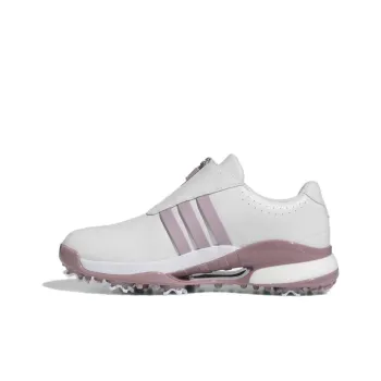 Adidas Tour360 Cushioning Wear Resistant Low Top Golf Shoes Women's Purple White