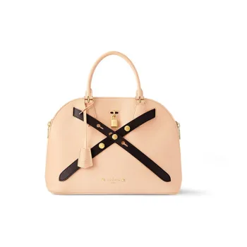 LOUIS VUITTON Alma Calfskin Dome Bag Handbags Women's Light Umber