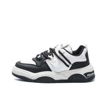 Meiretu Wear-Resistant Height Increasing Low-Top Skateboard Shoes Men's Black
