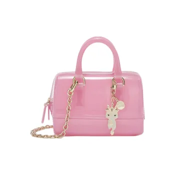 Furla Candy PVC Shoulder Bag Crossbody Bag Handbag Mini Women's Pink