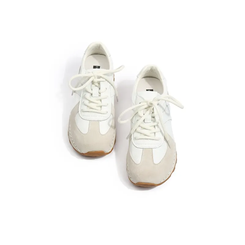 CENTRAL&KITTY Lightweight Breathable Supportive Height Increasing Low-Top Skateboard Shoes Women's-4