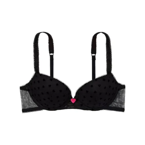 VICTORIA'S SECRET Bra Women's Black Heart