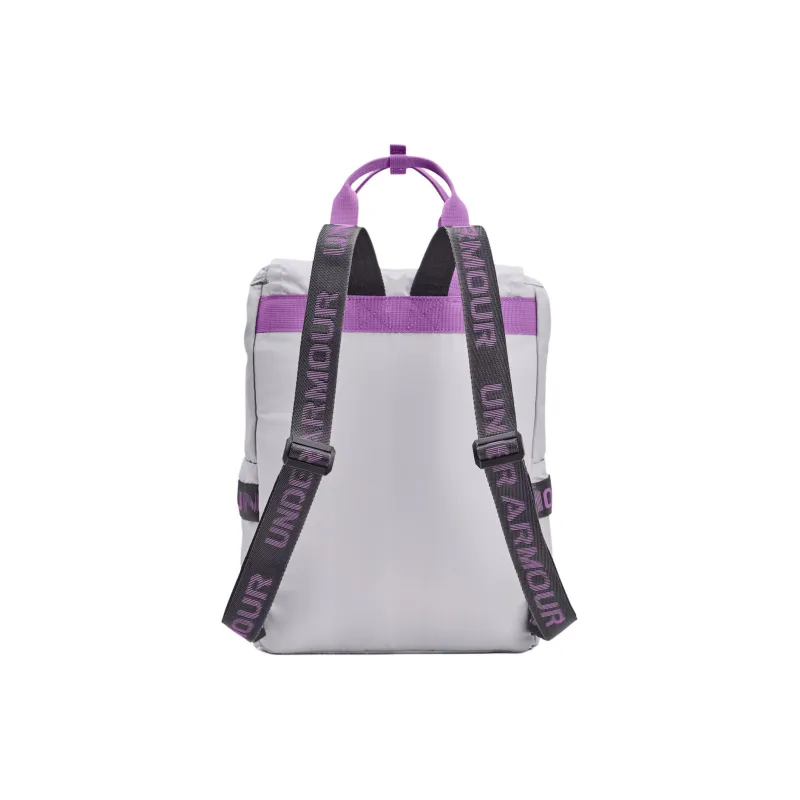 Under Armour Polyester With Nylon Backpack Regular Women's Gray & Purple-1